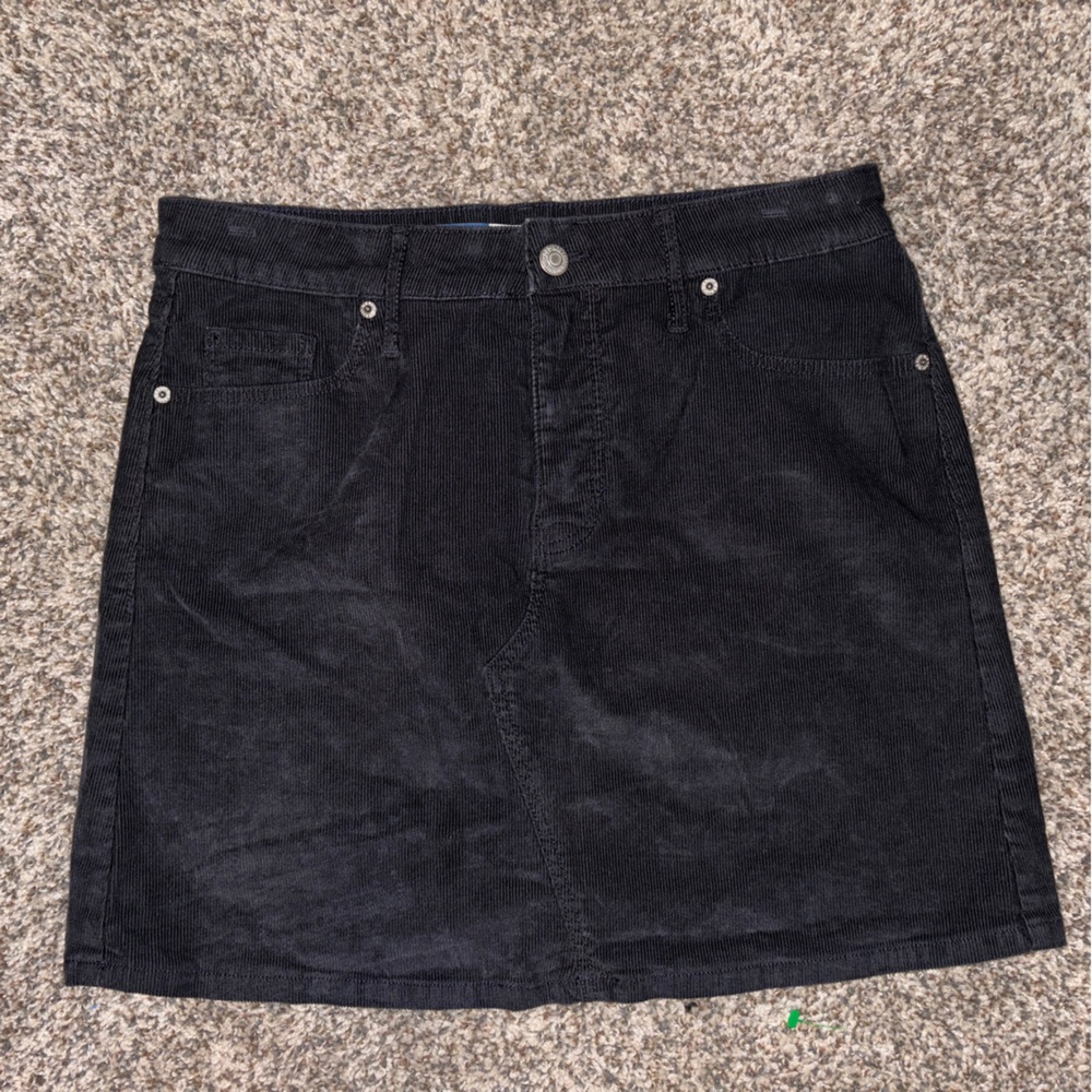 Old Navy Black Denim Skirt